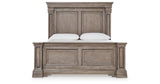 Blairhurst Light Grayish Brown King Panel Bed with 2 Nightstands from Ashley - Luna Furniture