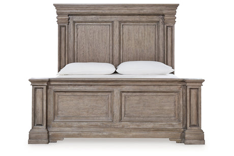 Blairhurst Light Grayish Brown Queen Panel Bed from Ashley - Luna Furniture