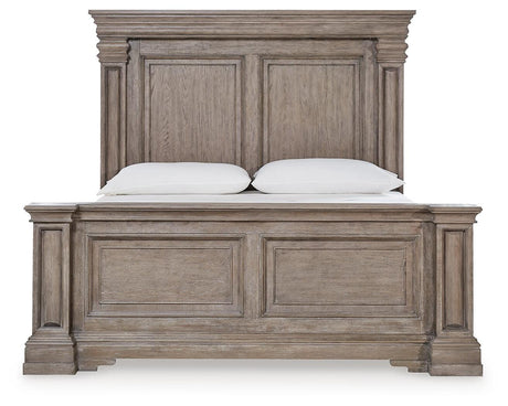 Blairhurst Light Grayish King Panel Bed, Chest and 2 Nightstands from Ashley - Luna Furniture