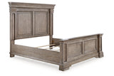 Blairhurst Light Grayish Brown King Panel Bed from Ashley - Luna Furniture