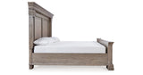 Blairhurst Light Grayish Brown King Panel Bed with Dresser and 2 Nightstands from Ashley - Luna Furniture