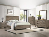 Millie Brownish Gray Full Panel Bed from Crown Mark - Luna Furniture