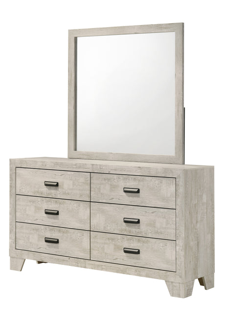 Millie Whitewash Dresser Mirror (Mirror Only) from Crown Mark - Luna Furniture