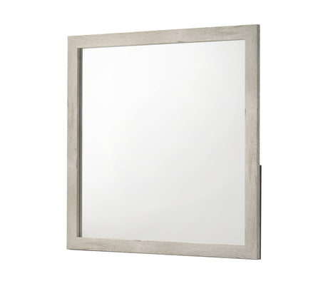 Millie Whitewash Dresser Mirror (Mirror Only) from Crown Mark - Luna Furniture