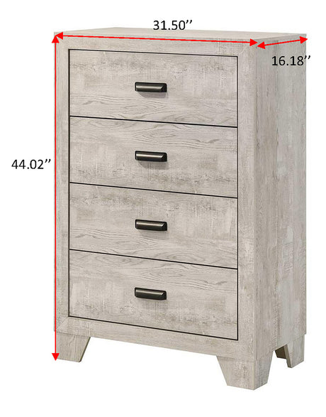 Millie Whitewash Panel Youth Bedroom Set from Crown Mark - Luna Furniture
