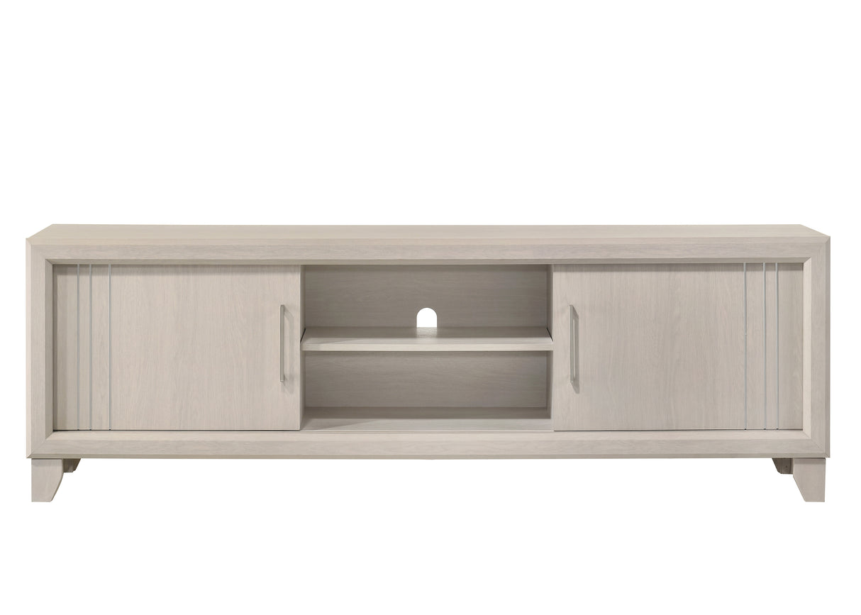 Charlie White Tv Stand from Crown Mark - Luna Furniture