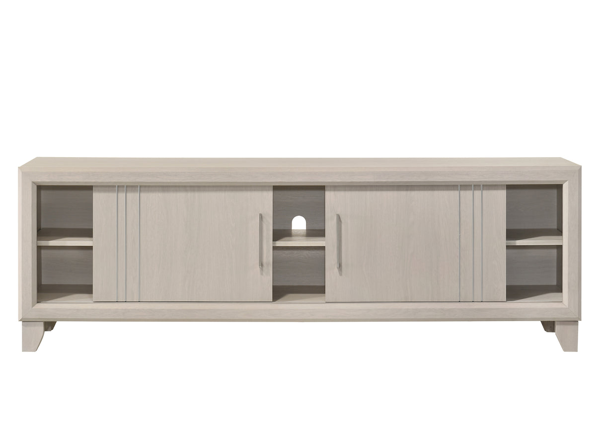 Charlie White Tv Stand from Crown Mark - Luna Furniture