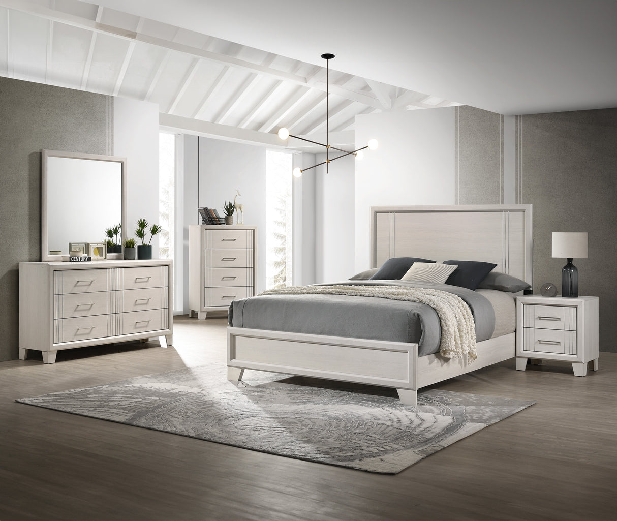 Charlie White Panel Youth Bedroom Set from Crown Mark - Luna Furniture