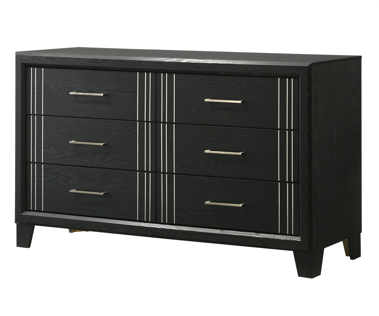 Charlie Charcoal Panel Bedroom Set from Crown Mark - Luna Furniture