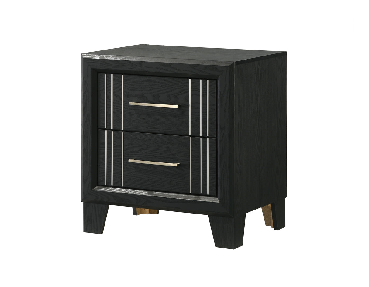 Charlie Charcoal Panel Bedroom Set from Crown Mark - Luna Furniture