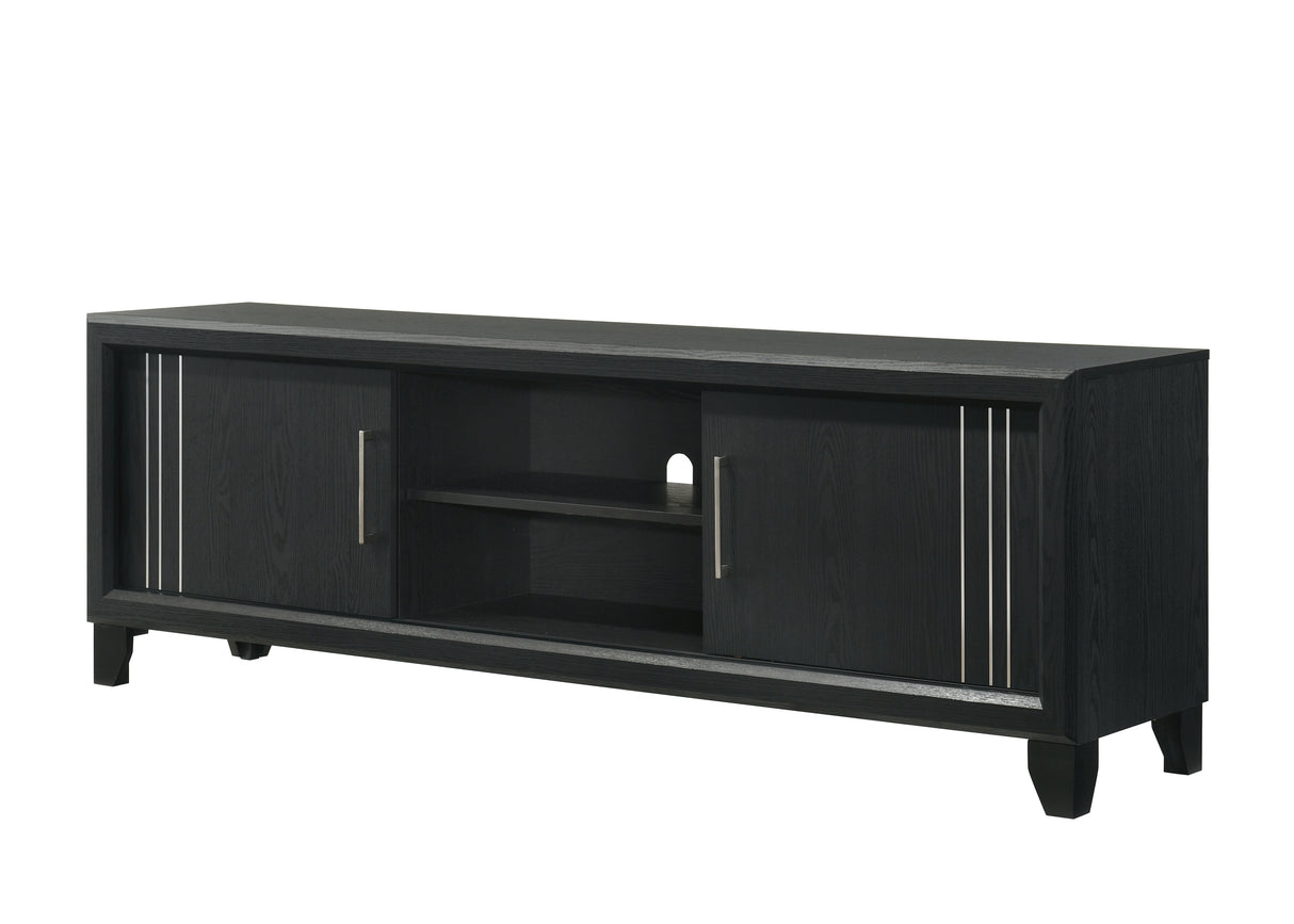 Charlie Charcoal Tv Stand from Crown Mark - Luna Furniture