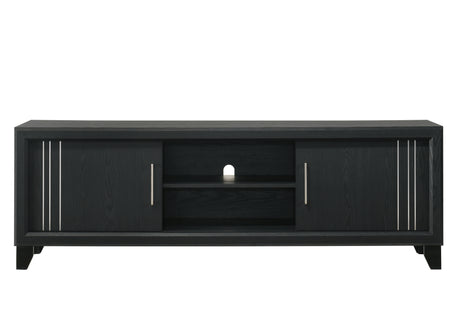 Charlie Charcoal Tv Stand from Crown Mark - Luna Furniture