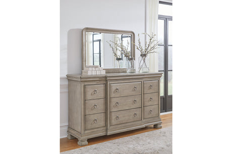 Lexorne Gray Sleigh Bedroom Set from Ashley - Luna Furniture