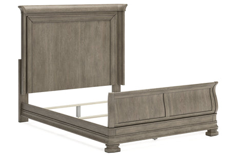 Lexorne Gray Sleigh Bedroom Set from Ashley - Luna Furniture