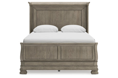 Lexorne Gray Sleigh Bedroom Set from Ashley - Luna Furniture
