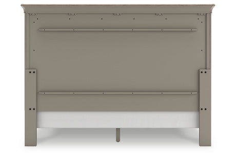 Lexorne Gray King Sleigh Bed from Ashley - Luna Furniture