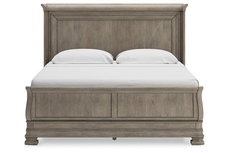 Lexorne Gray Sleigh Bedroom Set from Ashley - Luna Furniture