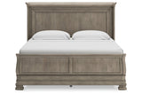 Lexorne Gray California King Sleigh Bed from Ashley - Luna Furniture