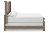 Lexorne Gray California King Sleigh Bed from Ashley - Luna Furniture