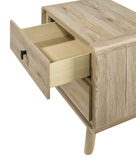 Dawson Light Wood Nightstand from Crown Mark - Luna Furniture