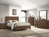 Millie Cherry Brown Full Panel Bed from Crown Mark - Luna Furniture