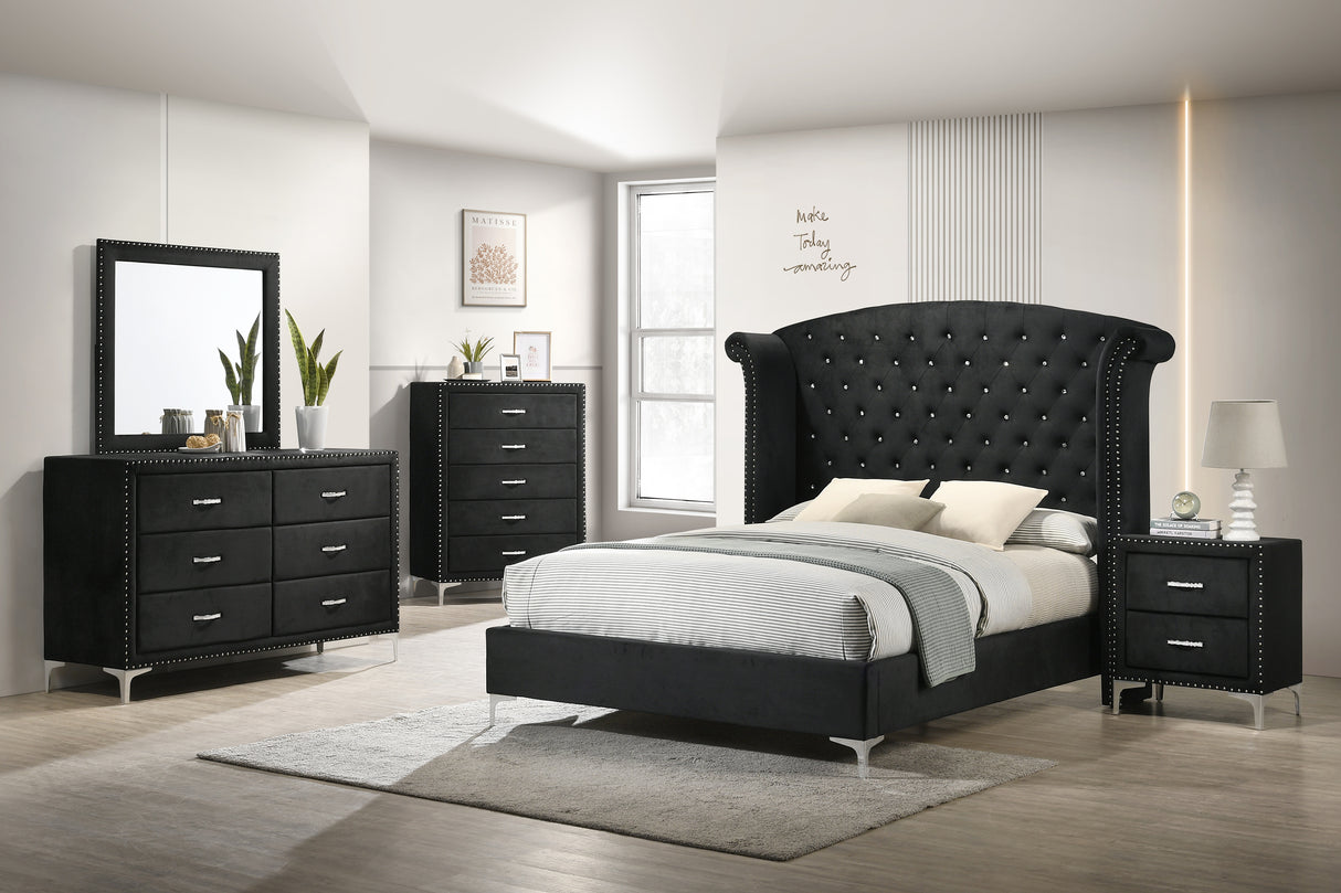 Lucinda Black Dresser from Crown Mark - Luna Furniture