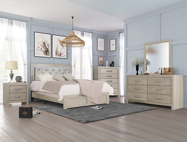 Crown Mark Jaylen Cream Nightstand