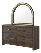 Noreen Brown LED Bedroom Set from Crown Mark - Luna Furniture