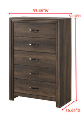 Noreen Brown LED Bedroom Set from Crown Mark - Luna Furniture