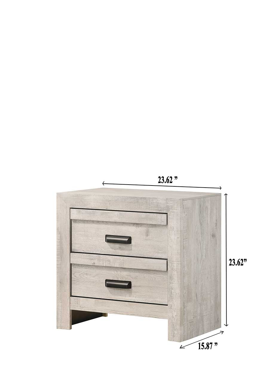 Valor Beige Nightstand from Crown Mark - Luna Furniture