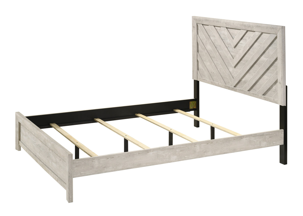 Valor Beige Twin Panel Bed