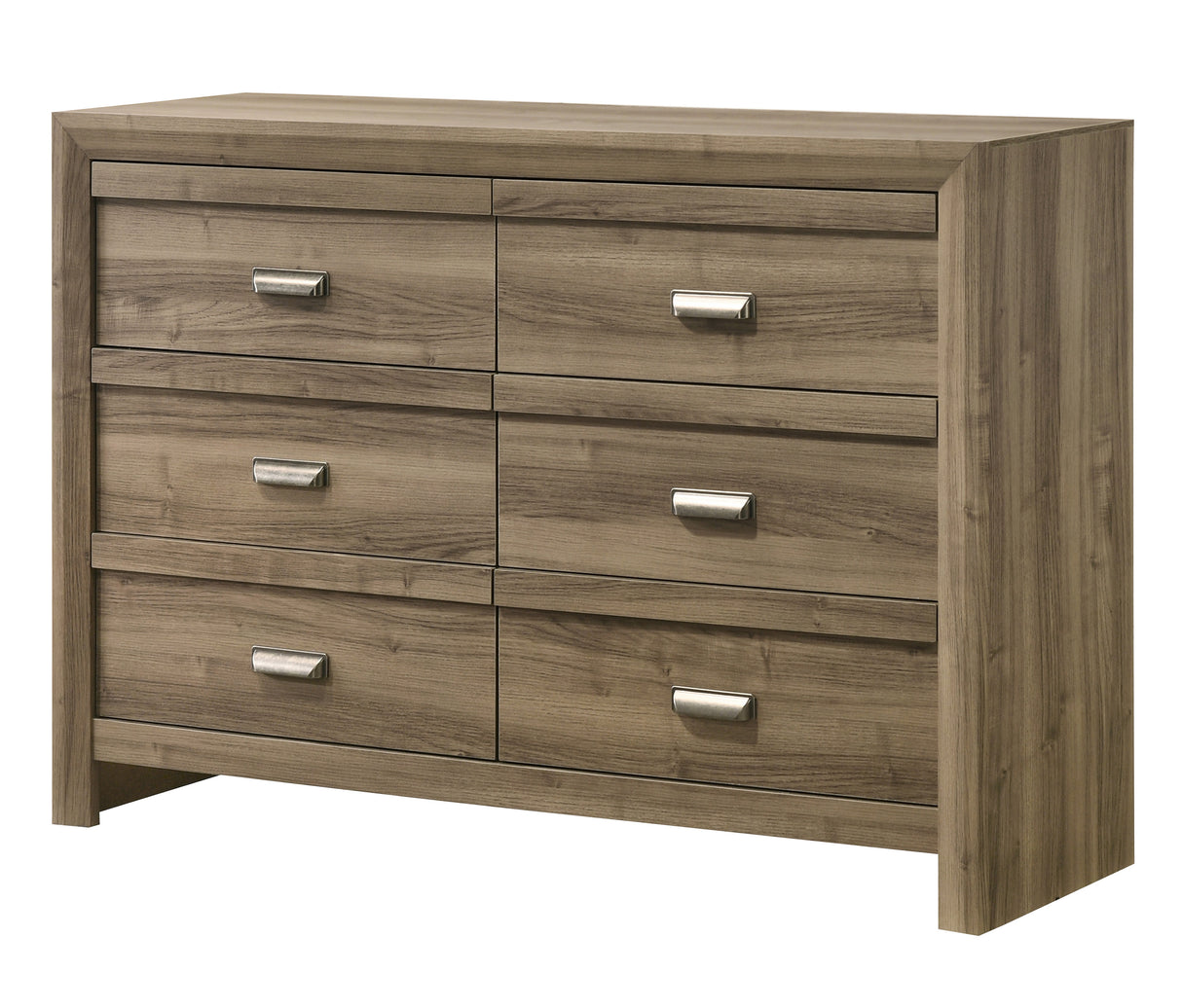 Valor Light Brown Panel Bedroom Set from Crown Mark - Luna Furniture