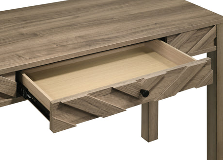 Valor Light Brown Writing Desk from Crown Mark - Luna Furniture