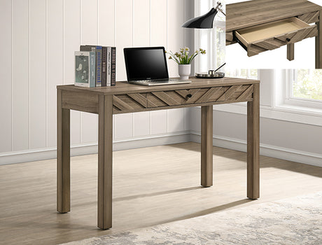 Valor Light Brown Writing Desk from Crown Mark - Luna Furniture