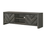 Valor Gray TV Stand from Crown Mark - Luna Furniture