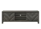 Valor Gray TV Stand from Crown Mark - Luna Furniture
