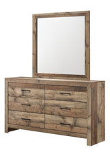 Elmer Brown Dresser Top (Only Mirror) from Crown Mark - Luna Furniture