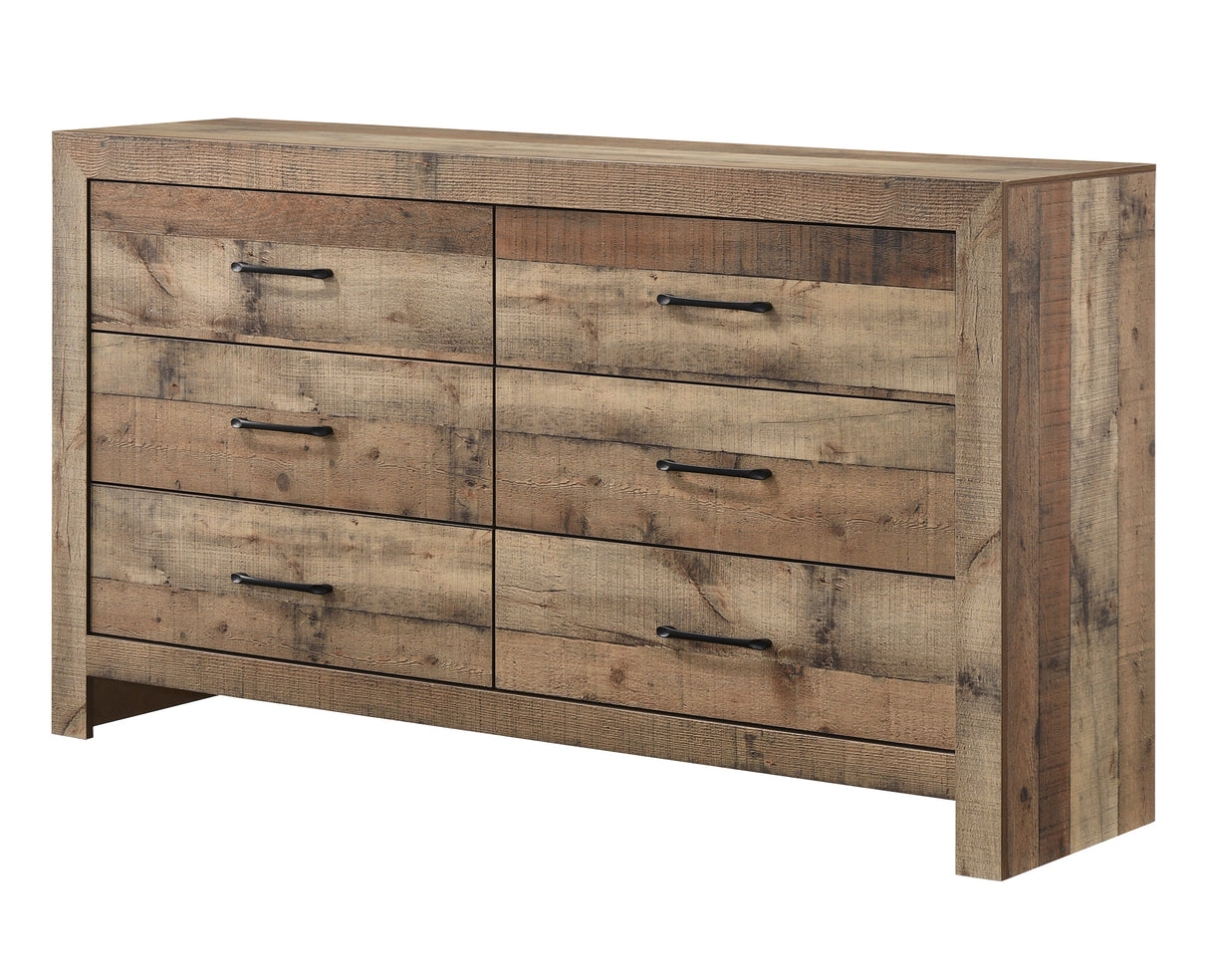 Elmer Brown Panel Bedroom Set from Crown Mark - Luna Furniture