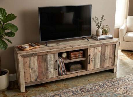 Elmer Natural Tv Stand from Crown Mark - Luna Furniture