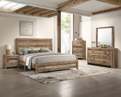 Elmer Brown Panel Bedroom Set from Crown Mark - Luna Furniture