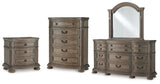 Ardenfield Light Brown Dresser, Mirror, Chest and Nightstand from Ashley - Luna Furniture