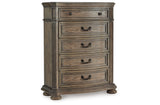 Ardenfield Light Brown Chest of Drawers from Ashley - Luna Furniture
