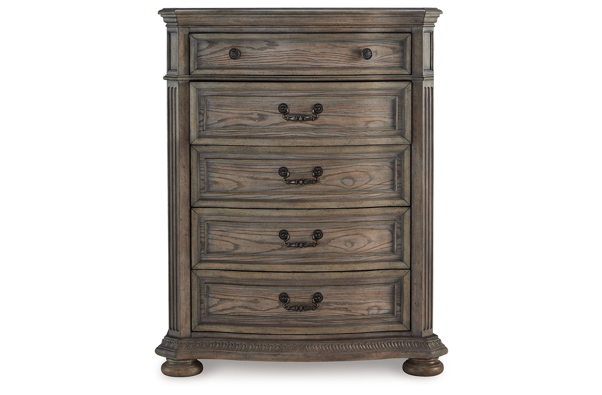 Ardenfield Light Brown Chest of Drawers from Ashley - Luna Furniture