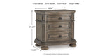 Ardenfield California King Upholstered Sleigh Bed with 2 Nightstands in Light Brown from Ashley Furniture - Luna Furniture