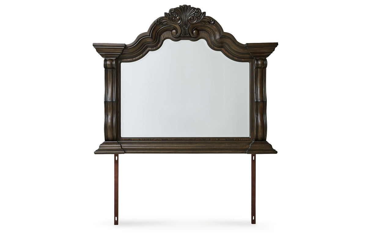 Maylee Dark Brown Bedroom Mirror (Mirror Only) from Ashley Furniture - Luna Furniture