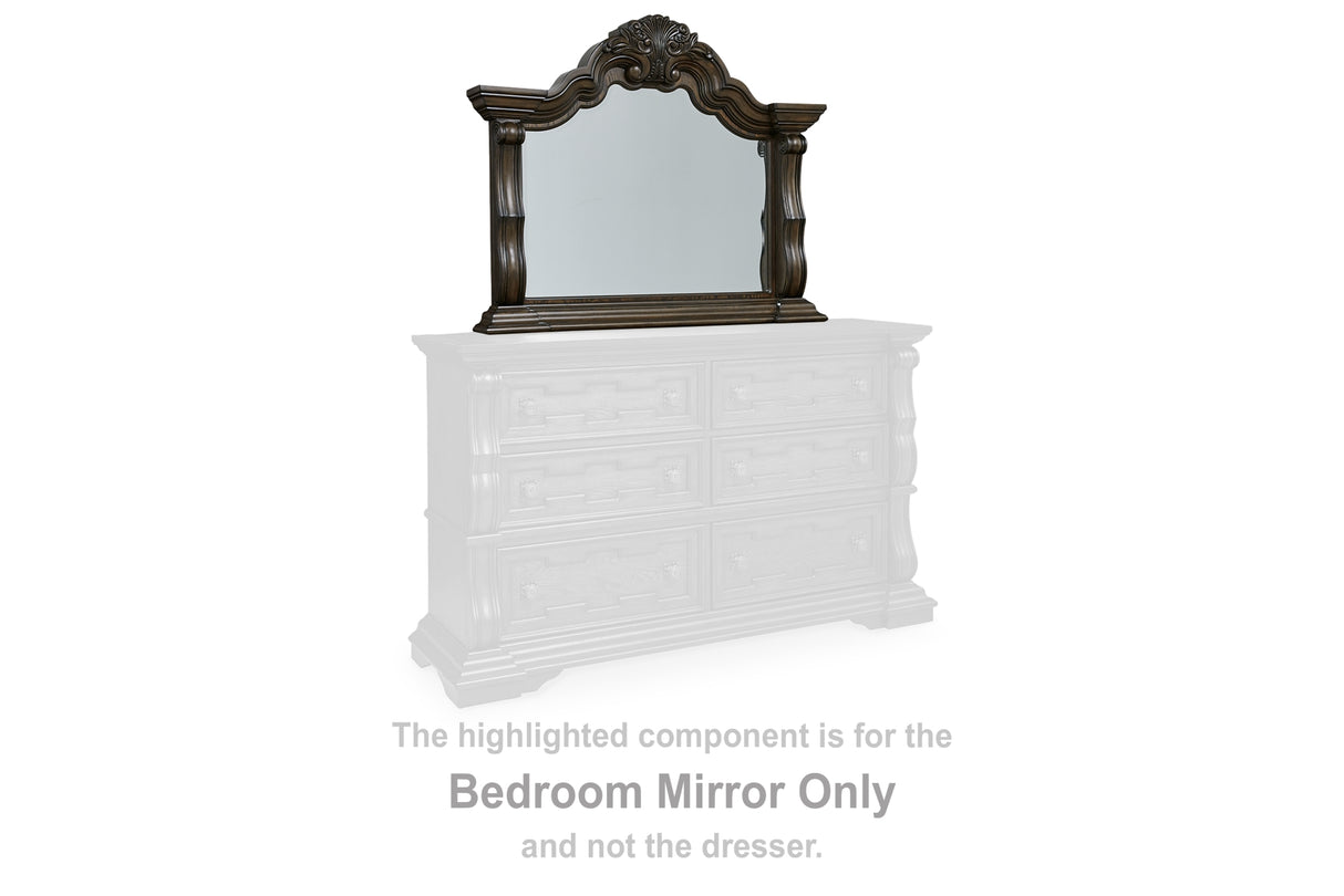 Maylee Dark Brown Bedroom Mirror (Mirror Only) from Ashley Furniture - Luna Furniture