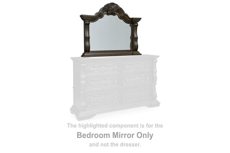 Maylee Dark Brown Bedroom Mirror (Mirror Only) from Ashley Furniture - Luna Furniture