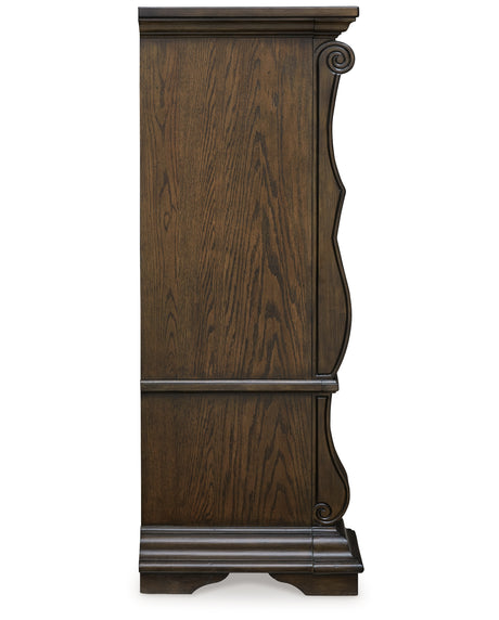 Maylee Dark Brown Chest of Drawers from Ashley Furniture - Luna Furniture