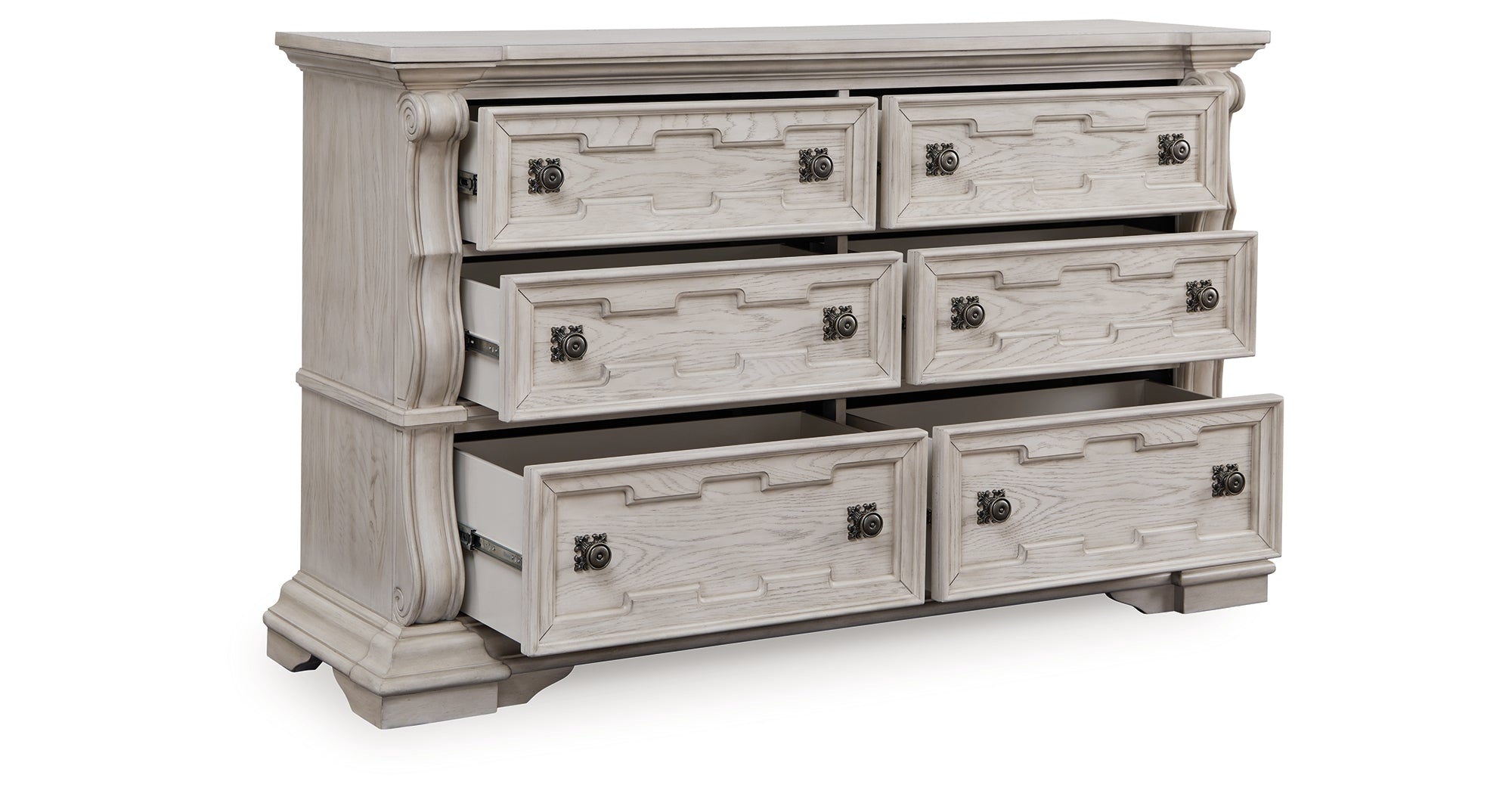 Ashley Bruchandi Antique White Dresser – Luna Furniture