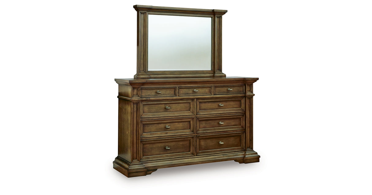 Frantanna Brown Dresser and Mirror from Ashley Furniture - Luna Furniture